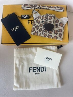 Fendi Best Friends Forever Animal Card Case,